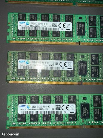 Barrette RAM Serveur 32 Go DDR3-1866 ECC LRDIMM - Équivalent Kingston - Neuf