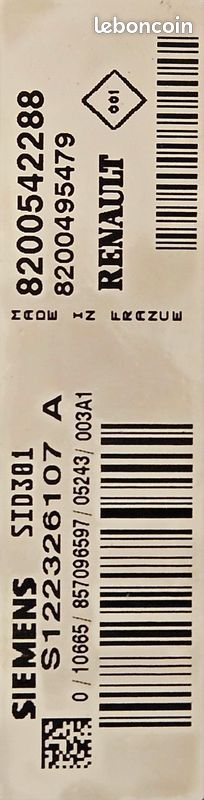 Calculateur Moteur Renault Grand Scénic 2 (image 2)