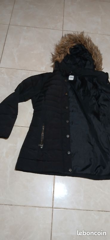 Manteau doudoune a capuche femme (image 3)
