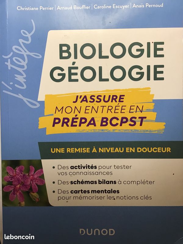 J’assure mon entrée en prépa BCPST Dunod Biologie Géologie (image 1)