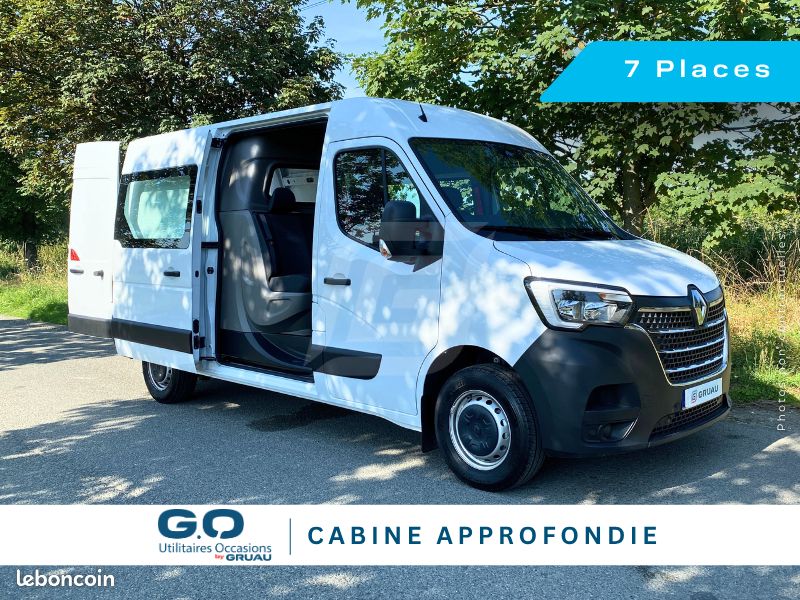 Renault Master (III) Cabine approfondie 4 places | 2.3 Blue dCi 135ch | 3T5 L2H2 | 7 personnes transportées + Kit bois by Gruau | à partir de 667/mois (image 1)