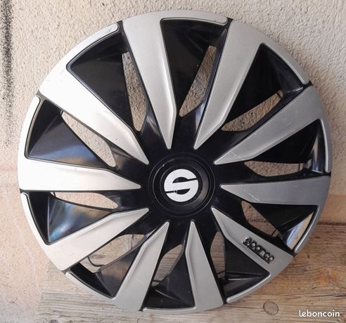 Sparco Torino - Jeu De 4 Enjoliveurs 13 Pouces Argent - Look Sportif Et Élégant Pour Votre Voiture