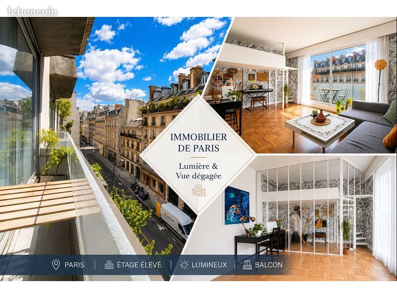 Appartement 2 pièces 42 m² · à Paris · 42 m² · 461 000 €