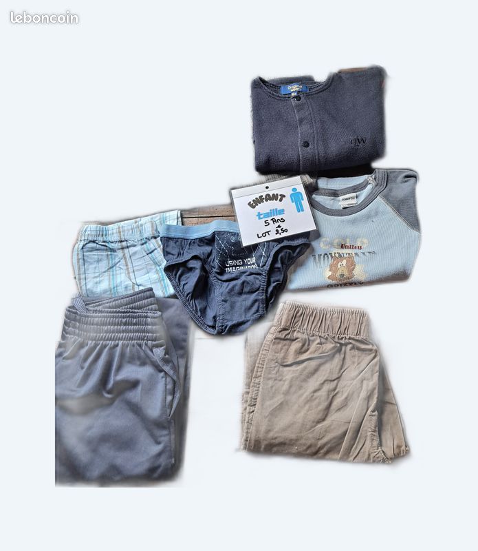 Lot vêtements garçon 5 ans (image 1)