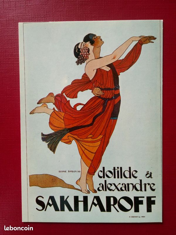 Carte postale Clotilde et Alex. Sakharoff (image 1)