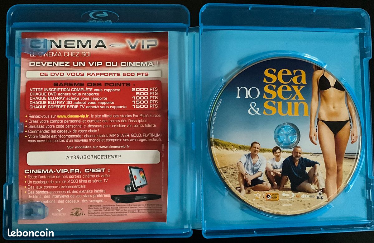 Sea, no sex & sun - blu ray - DVD - Films