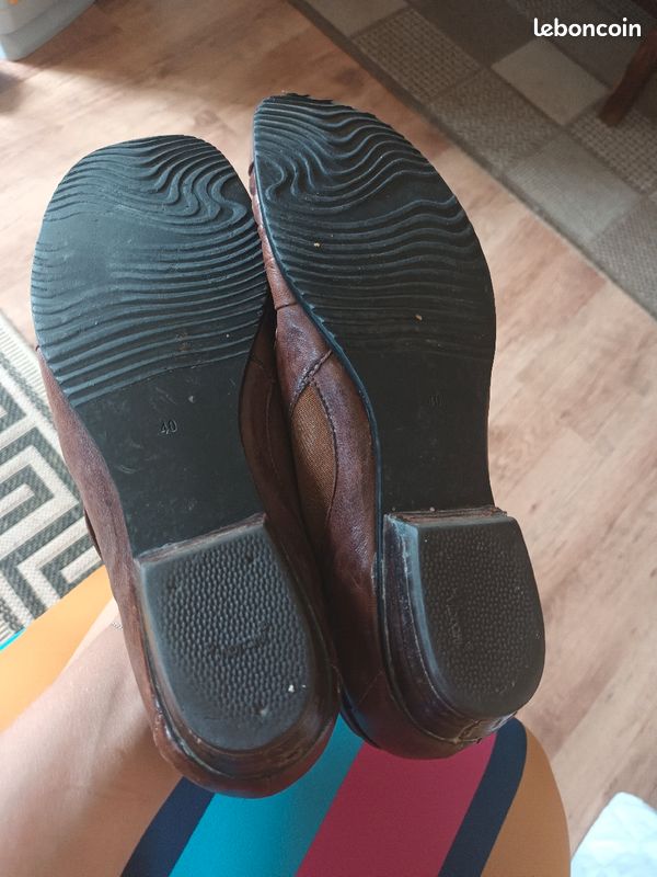 Chaussure heyraud taille 40 brune (image 6)