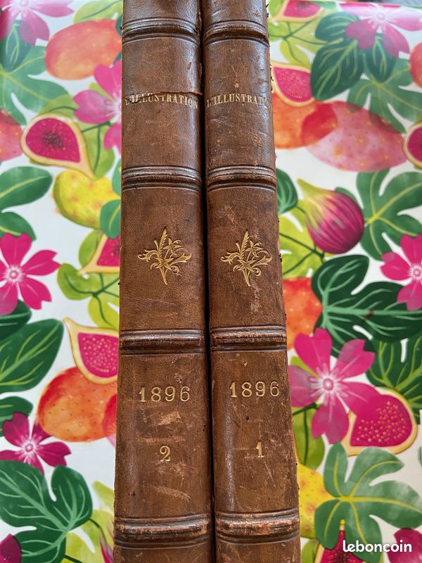 L'illustration journaux 1896 relies 2 tomes (image 1)