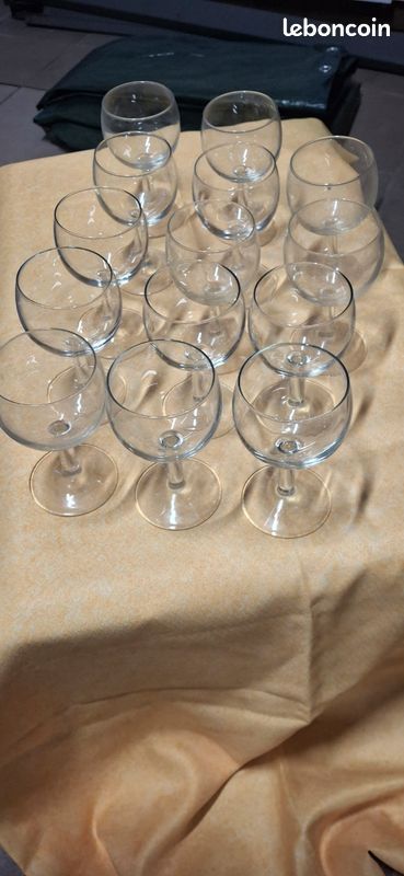 Vends lot verres ballon (image 1)