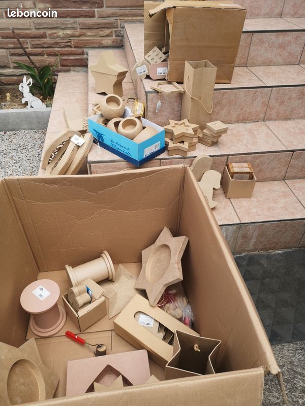 Lot bricolage cartonné a décorer (image 5)