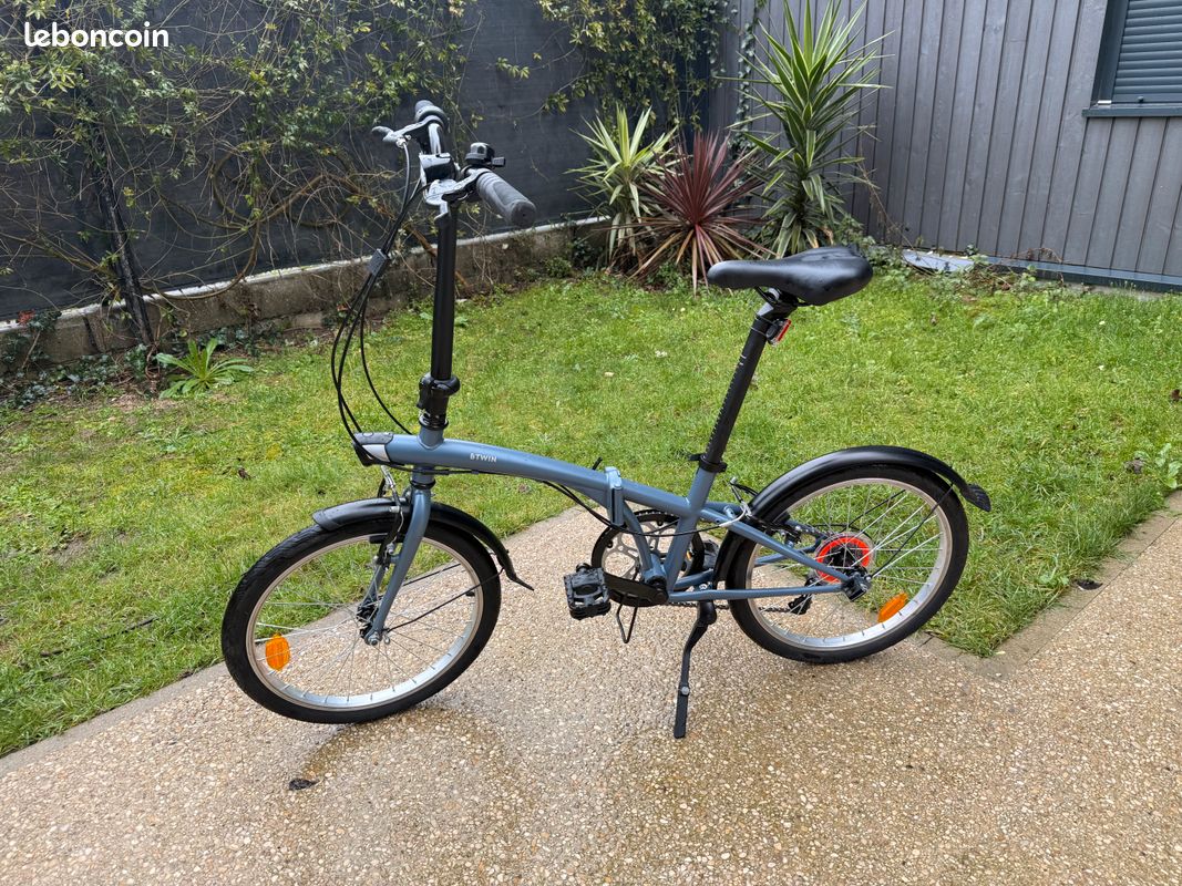Vélo pliant/pliable btwin tilt 120 oxylane 6 vitesses neuf 230 (image 1)