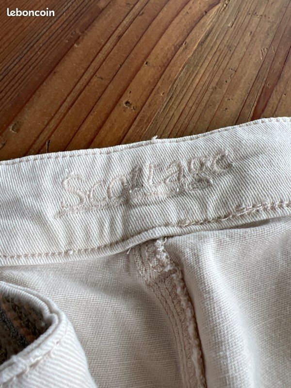 Pantalon droit scottage (image 4)