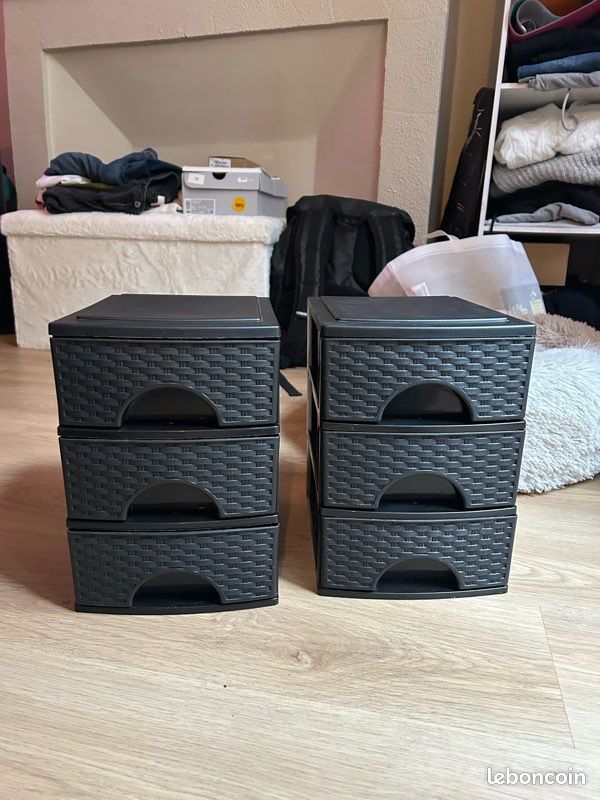 Lot de 2 petites étagères de salle de bain ou autres (image 1)