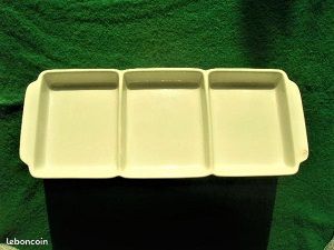 PORCELAINE. Plat Hors d'oeuvres, Foie gras (image 1)