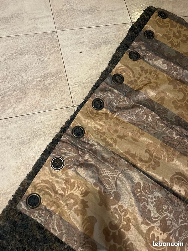 Paire de Rideaux en taffetas Bouchara (image 2)