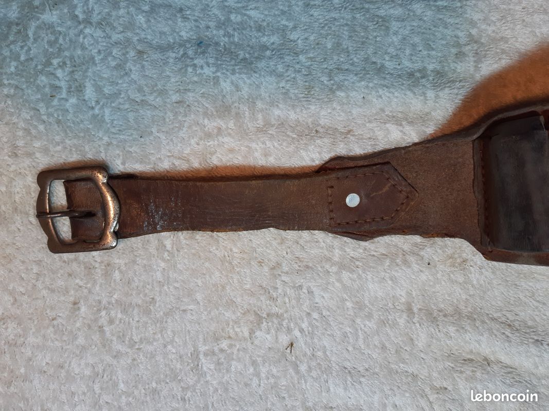 CE207 - Cartouchière Fusil Cuir Marron Camel | Chasse Elégance