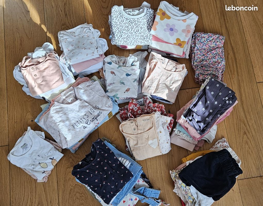 Lot vêtements fille 1 mois à 3 ans (image 2)