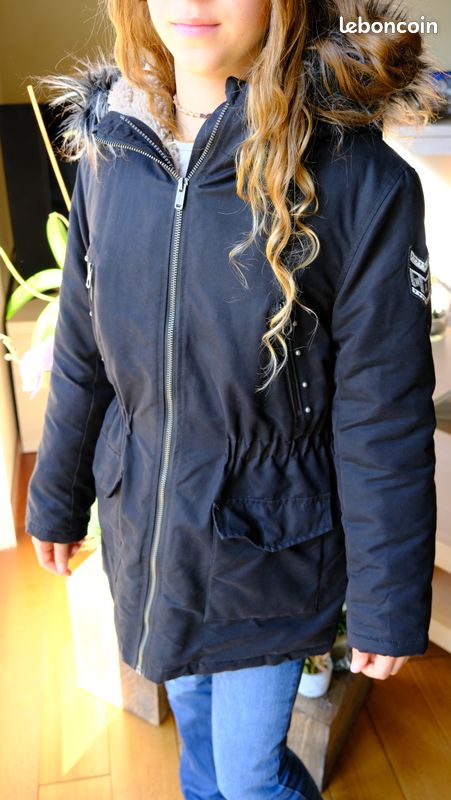 Manteau fille IKKS X2-12ans très chaud Vêtements