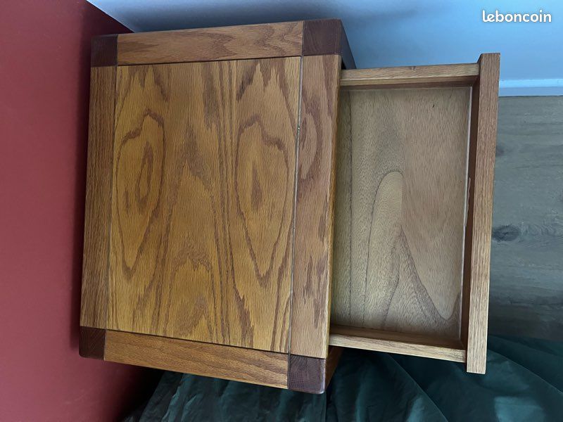 2x tables de chevet neuve en chêne Zara home (image 5)