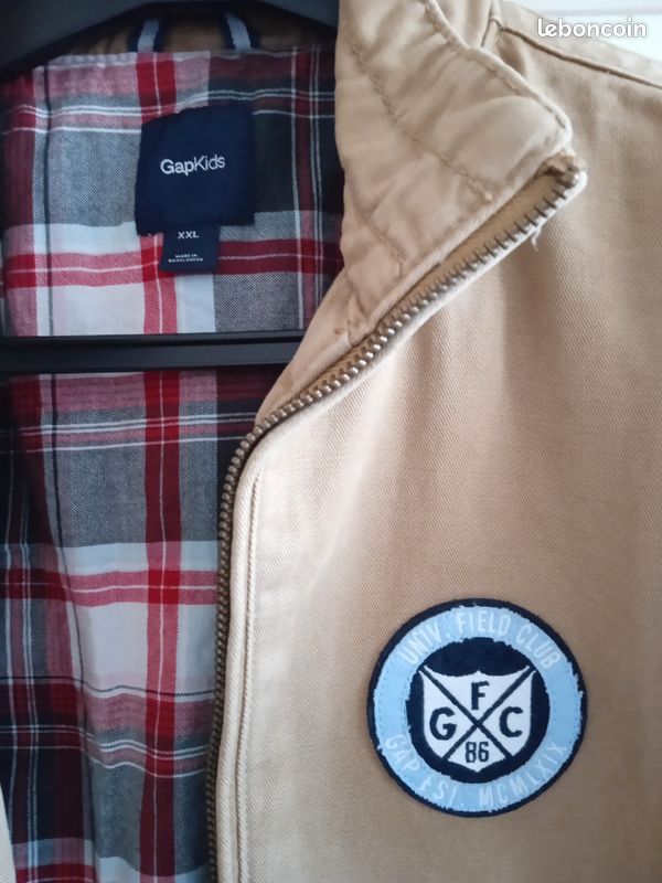 Veste en jean marron (image 3)