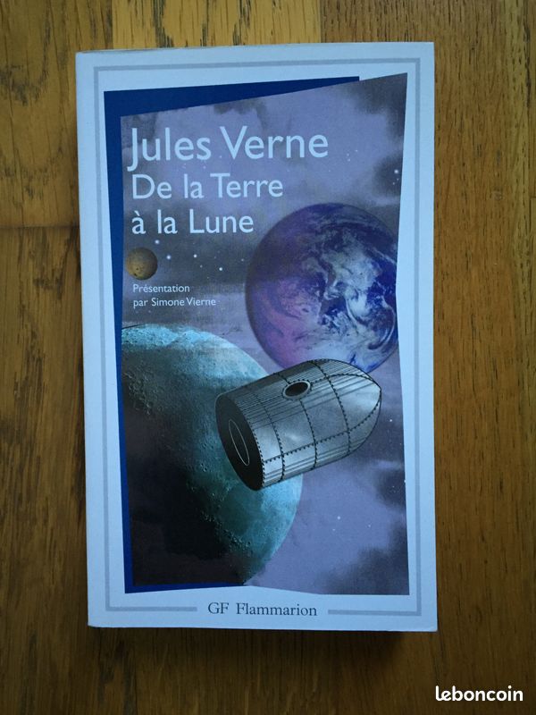 Livre Jules Verne De la Terre à la Lune (image 1)
