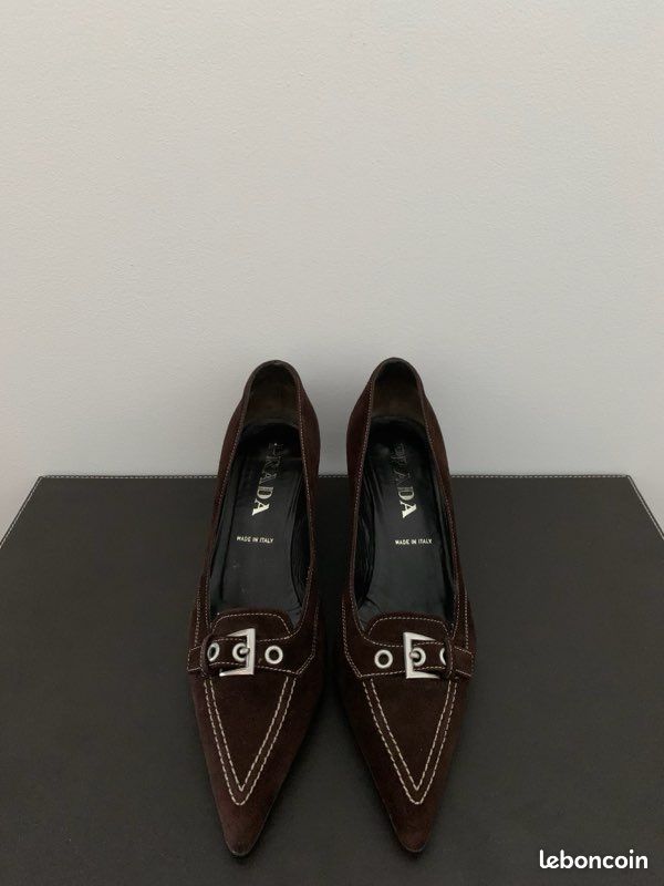 Escarpins PRADA (Pointure 37,5 / Made in Italy) (image 2)