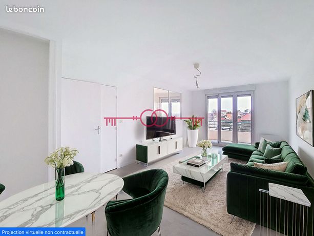Appartement 3 pièces 69 m²