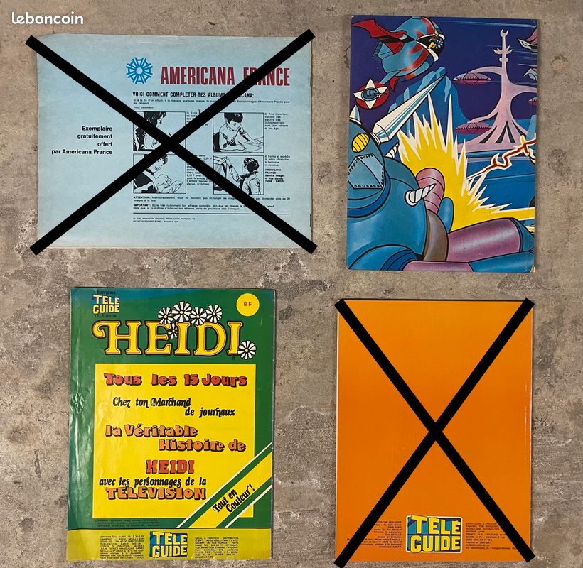 Les posters Goldorak Télé Gude