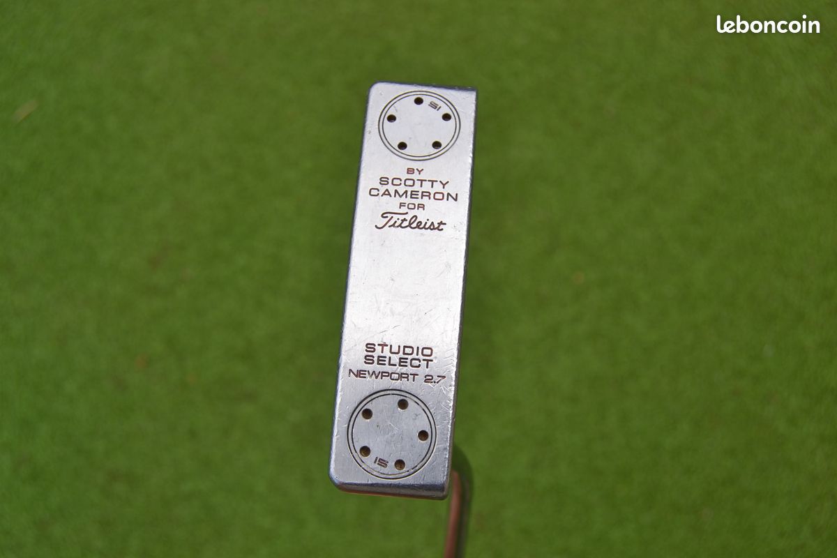 Putter Scotty Cameron Studio Select Newport 2 - Longueur 34 Pouces - Droitier - Occasion Bon état