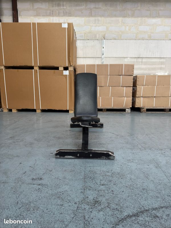 Adjustable Bench occasion machine musculation libre banc ajustable multi positions angles professionnel idéal haltères noir avec crans (image 4)