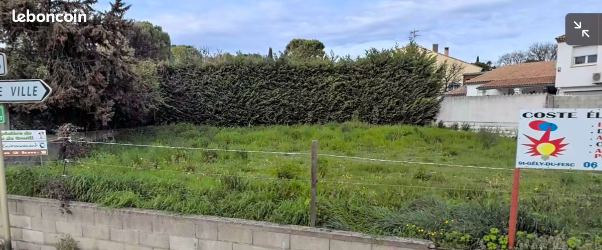 Saint gely du fesc - proche centre village - terrain constructible · à Saint-Gély-du-Fesc · 264 000 €
