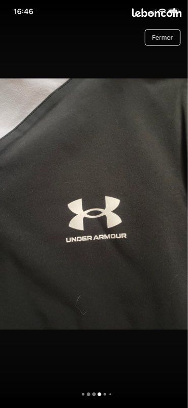 Veste under armour noir & blanc- neuve avec étiquette (image 4)