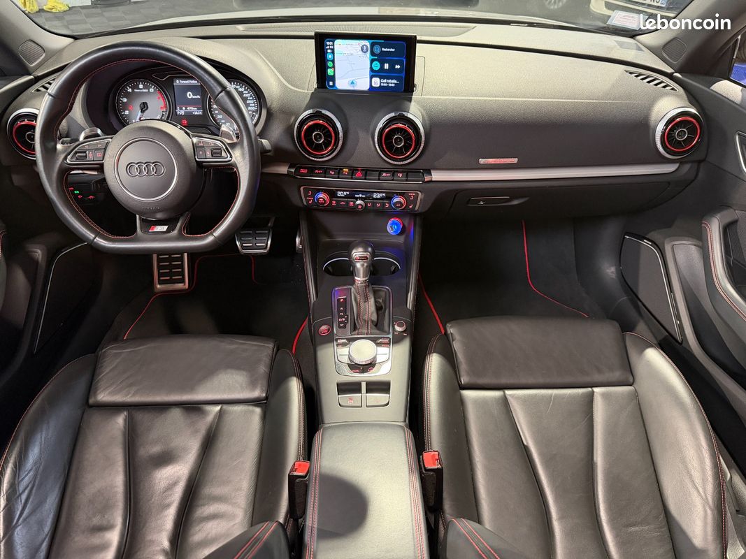 AUDI S3 CABRIOLET 2.0 TFSI 300cv QUATTRO S-Tronic 6 / BO / GRIS NARDO / CARPLAY / ENTRETIEN COMPLET (image 18)