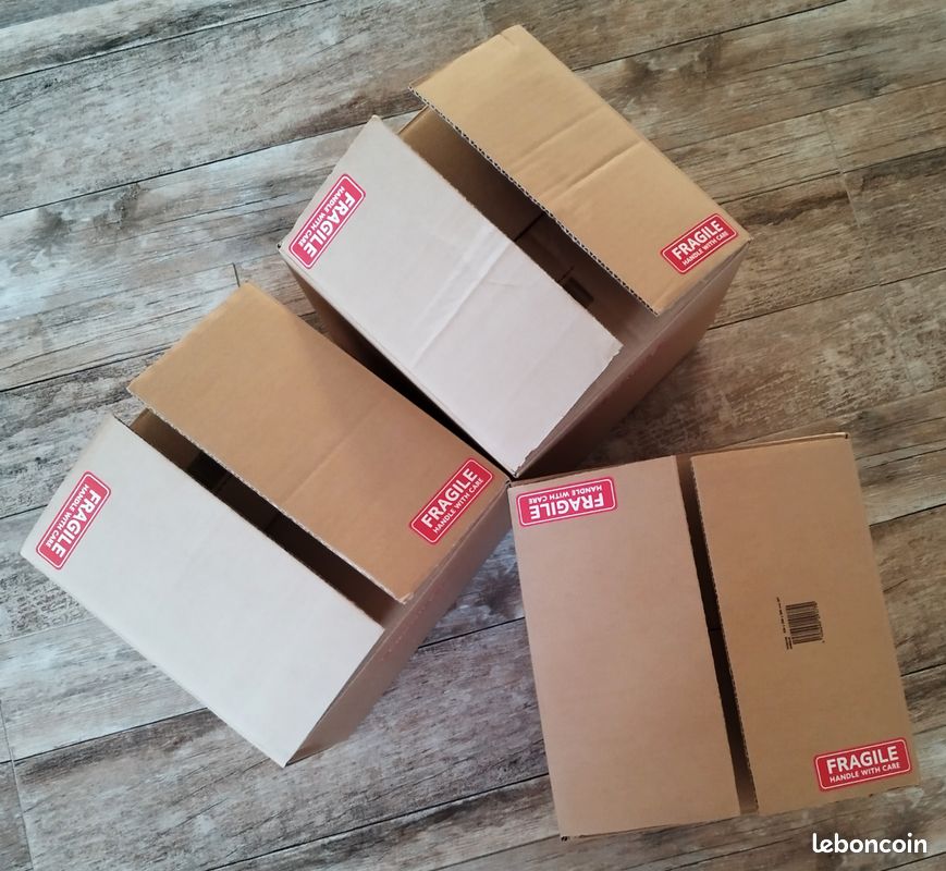 Lot de trois cartons à verres " champagne" (image 6)