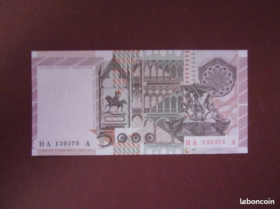 Billet 5 Francs Pasteur - France 1962-1997 - Bon état - Collection