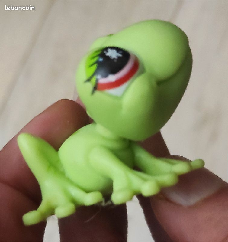 Figurine Littlest Pet Shop Grenouille Hasbro - Animal Marin N°805 Occasion