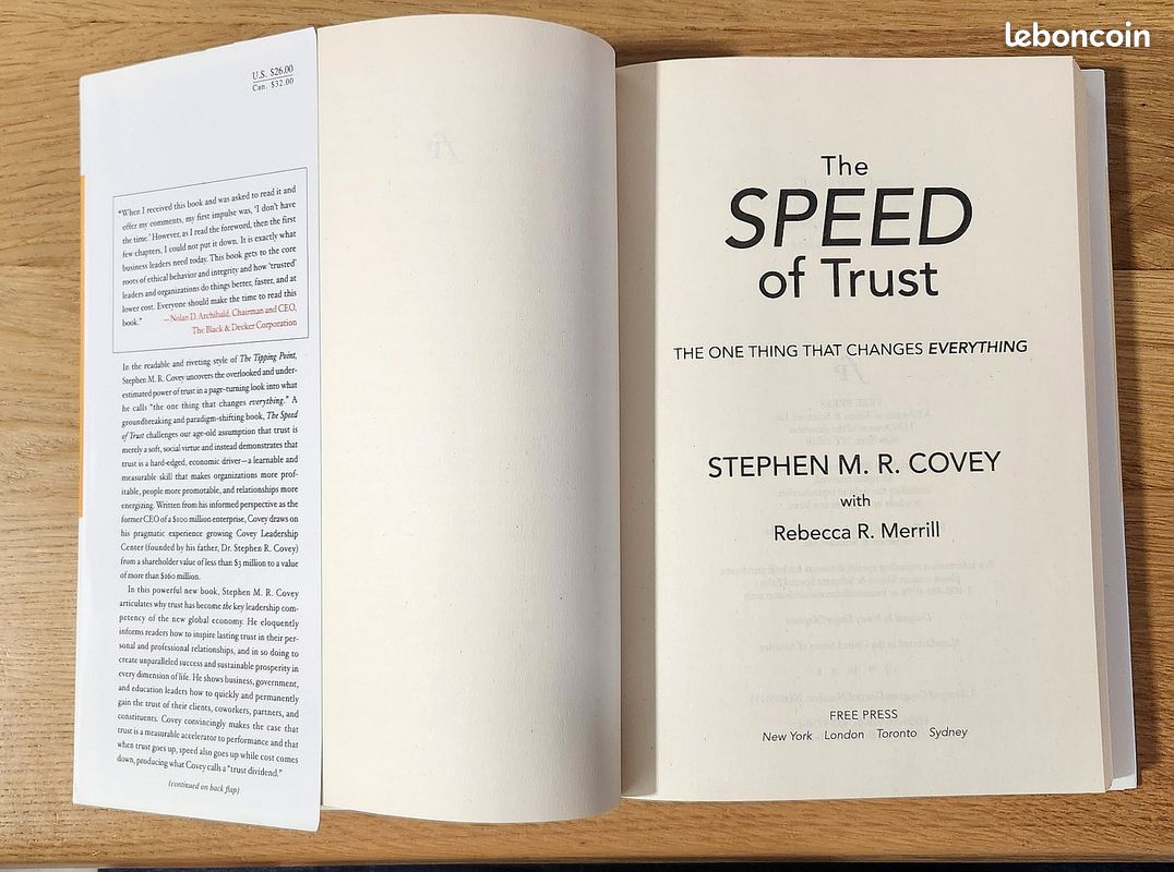 Livre The Speed of Trust (image 3)