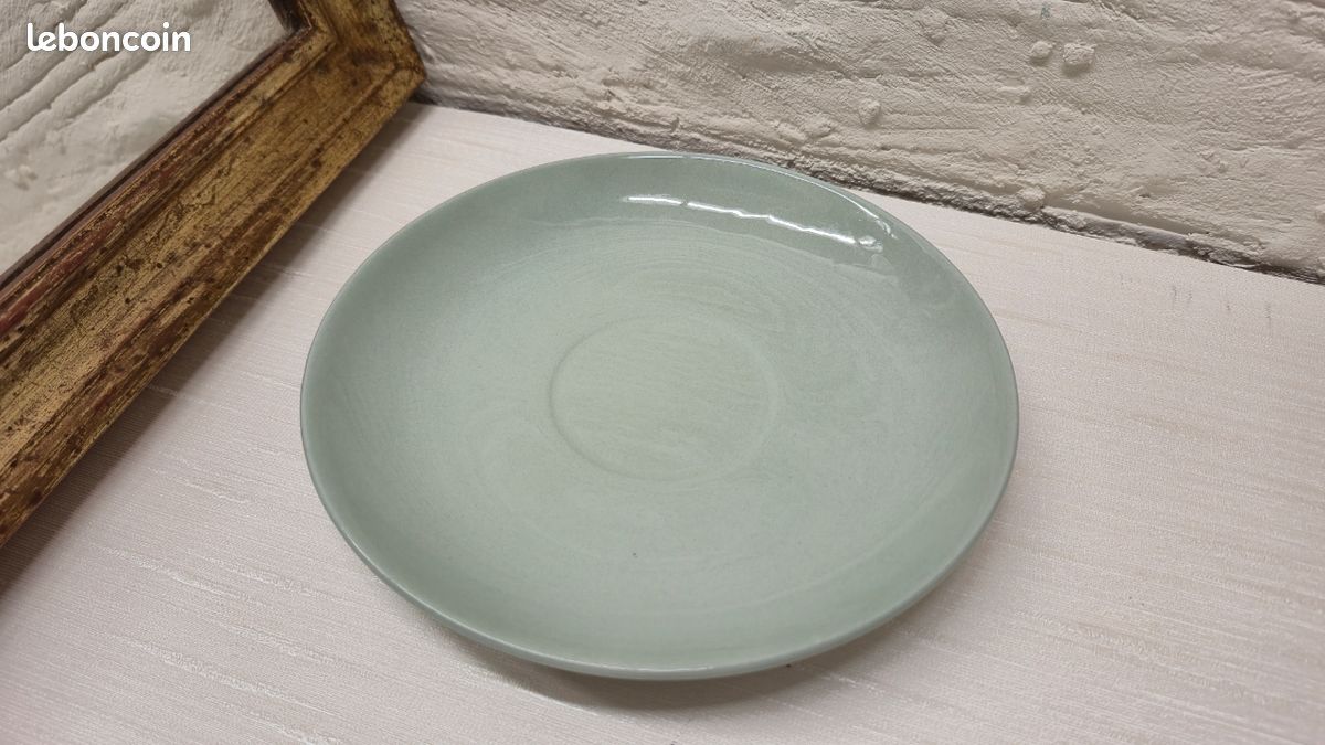 Lot 5 soucoupes Wedgwood celadon (image 3)