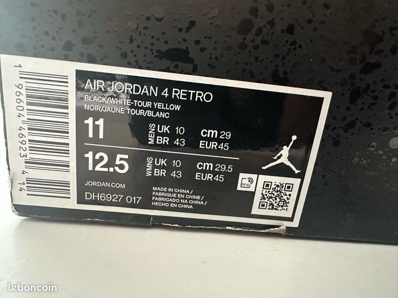 Jordan 4 rétro thunder (image 10)