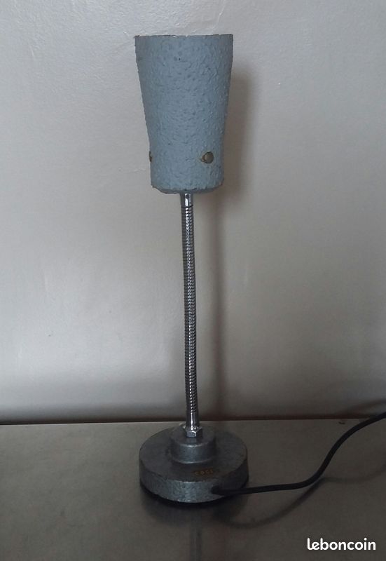 Lampe industrielle COGIT, atelier, loft, usine, indus, vintage, déco, design, France 1950/60 (image 4)