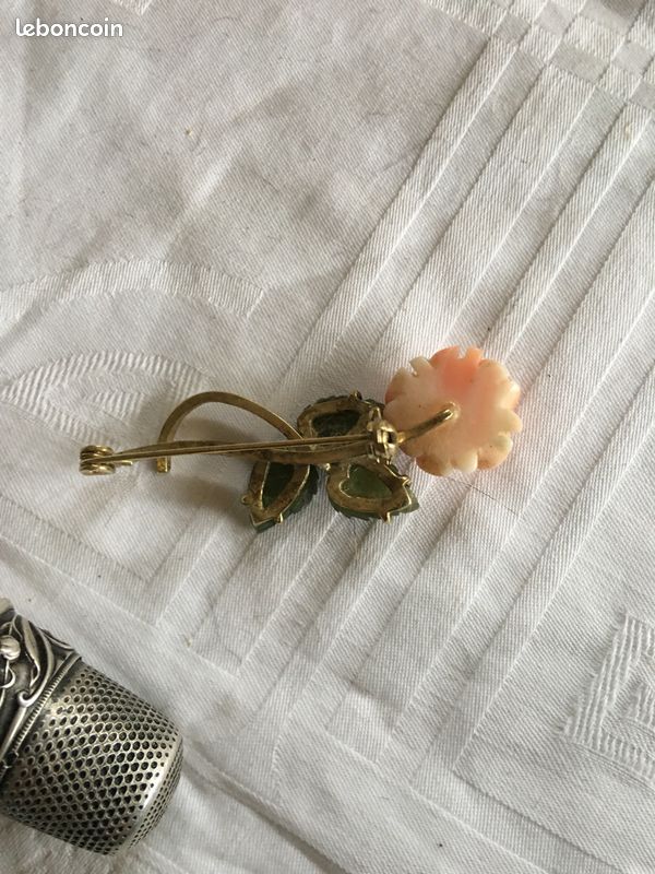 Broche Vintage Fantaisie Modèle N258 - Occasion, Bijou Rétro Pour Collection Ou Style Unique