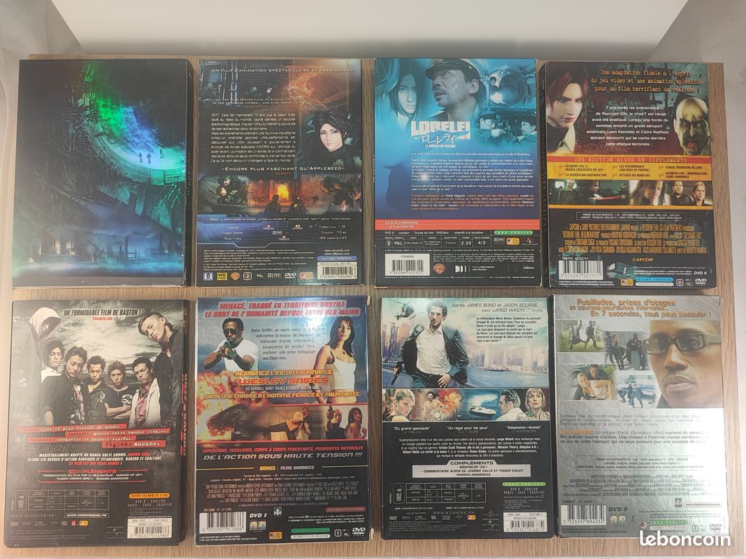 Lot N°4 - DVD Action/Horreur/SF - N°45 à 68 - Fourreaux Cartonnés (image 8)