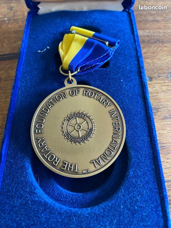 Médaille Paul Harris Fellow Rotary International – Bronze – Collection Rotary Club