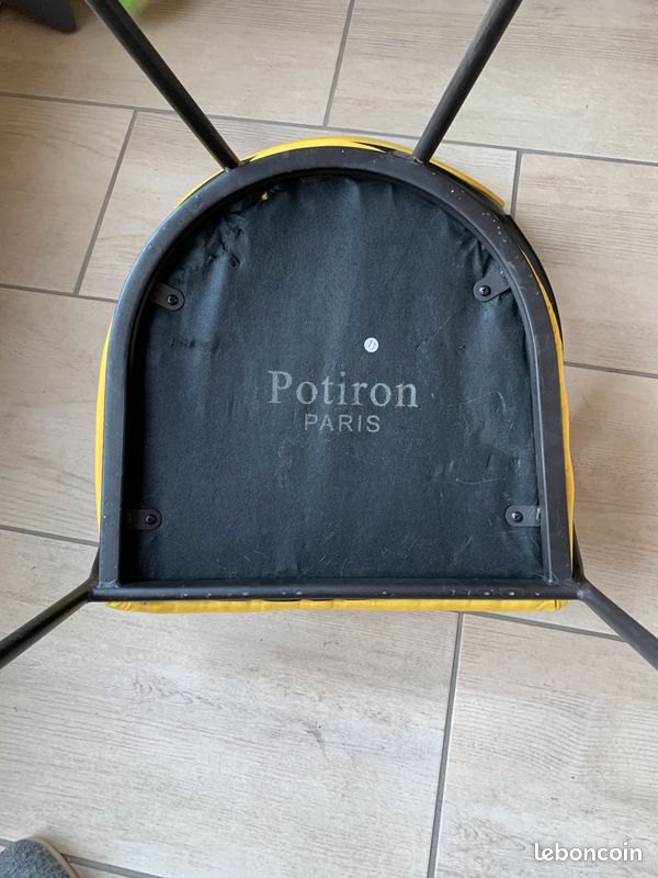 Chaise fauteuil potiron (image 3)