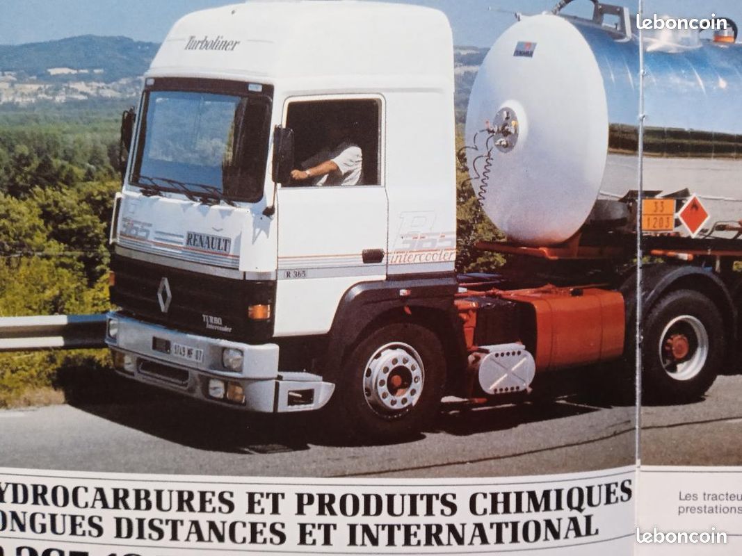 1988_ Camions RENAULT_ Cat. 16 p._" Trs CITERNIER "_ PARFAIT ÉTAT (image 6)