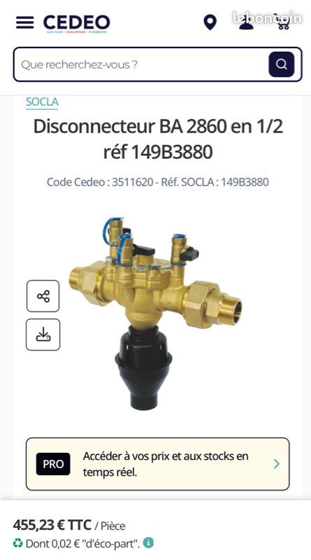 Disconnecteur socla (image 1)