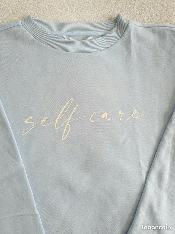 Sweat shirt femme bleu XL neuf (image 2)