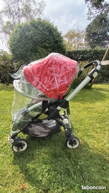 Poussette bugaboo + capote pluie (image 1)