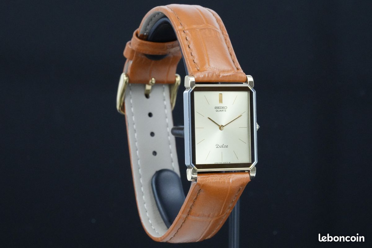 Seiko Dolce « Tank » 7730-5020 - Montres & Bijoux