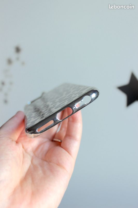 Coque iPhone 7-8-SE licorne argentée (image 6)